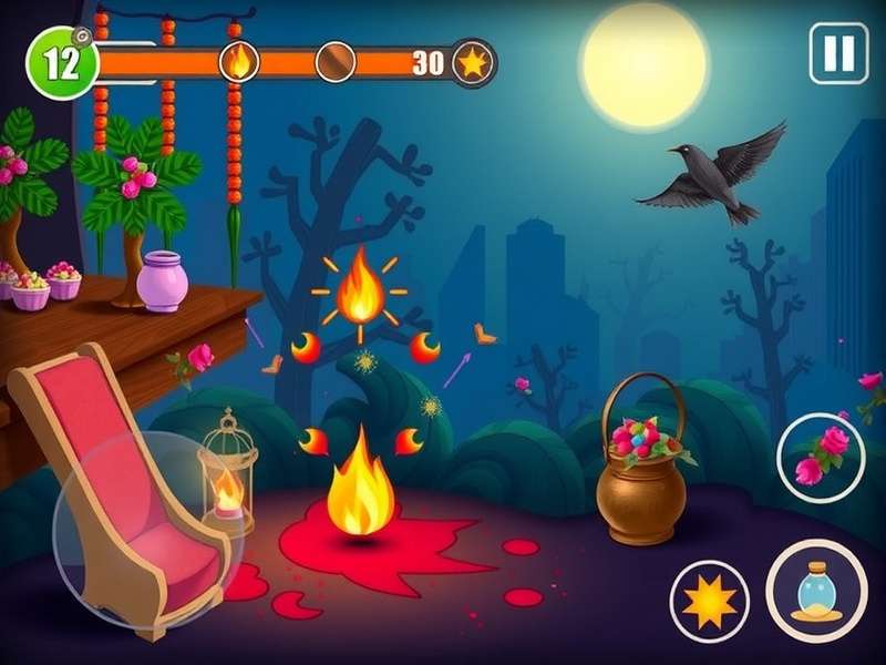 Holi Blissful Moments gameplay screenshot